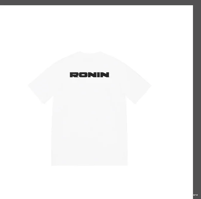 Co Movie and White RONIN branded TEE T-shirt 23SS Character Marvel XL S Black Animated M Ronin L 0612